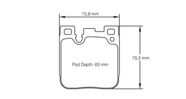 Pagid Racing Brake Pads No. 4933 - Discovery Parts